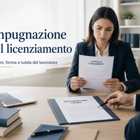 Impugnazione del licenziamento con lavoratrice e avvocato durante l’esame della lettera di recesso