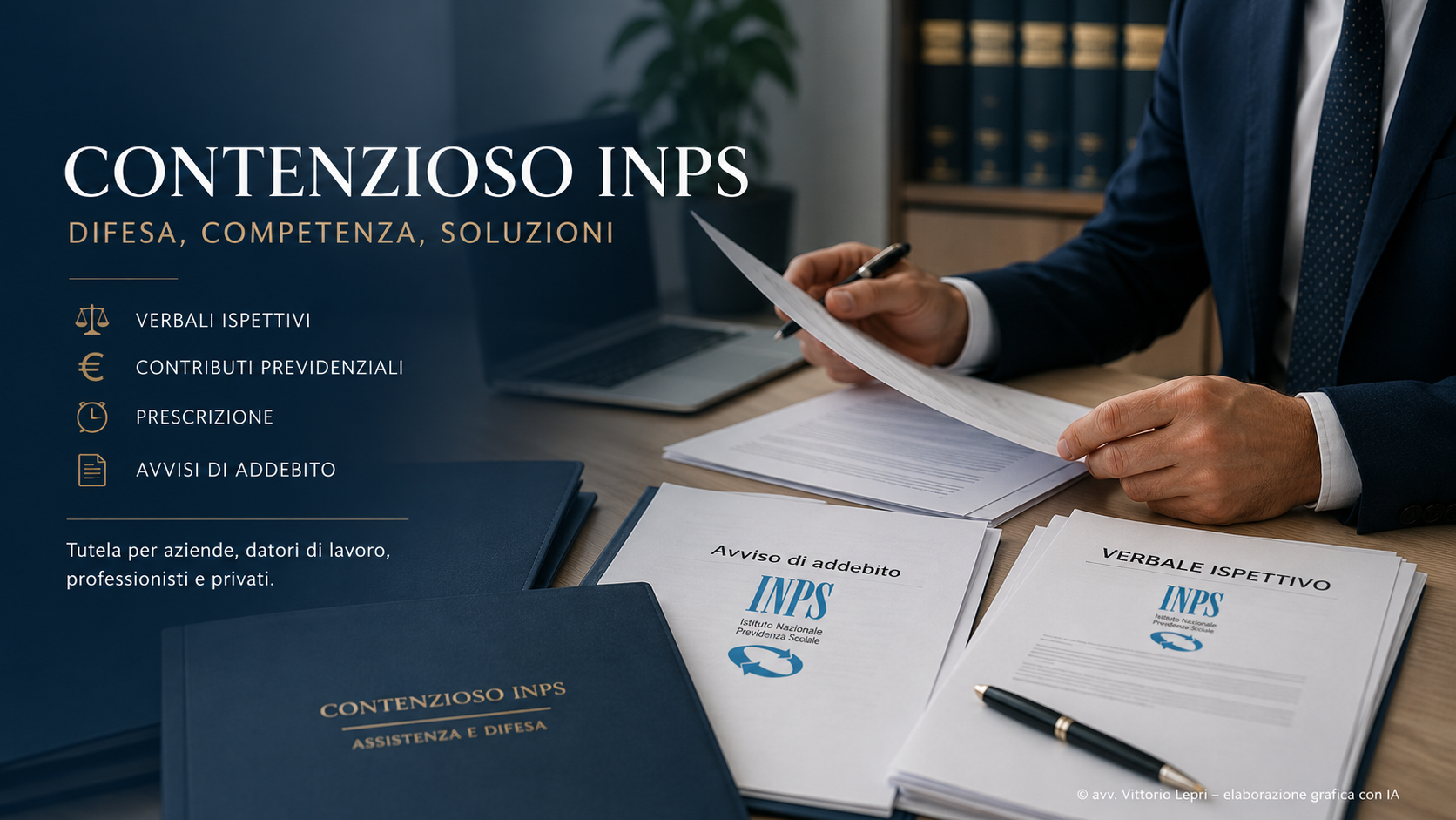 Contenzioso INPS: verbali ispettivi, contributi previdenziali e avvisi di addebito