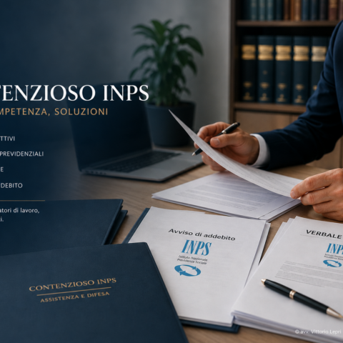 contenzioso inps: avviso di addebito e verbale ispettivo